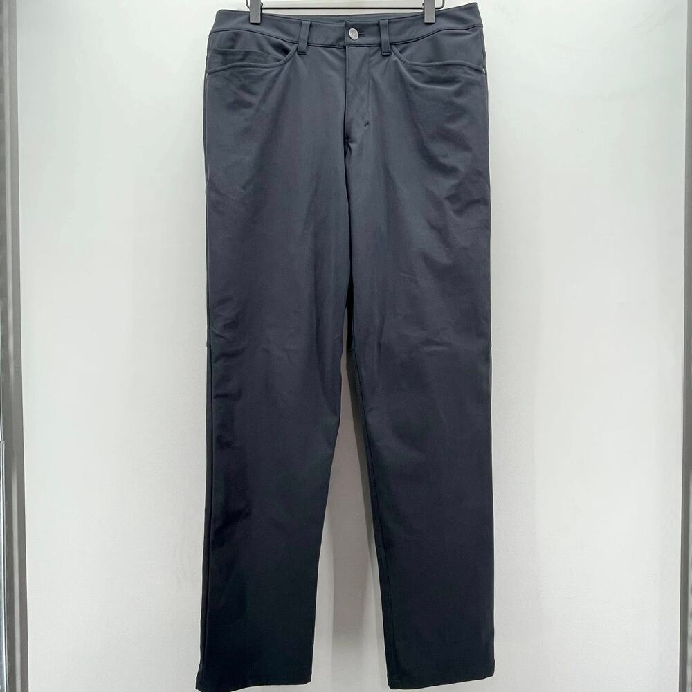 Lululemon ABC Classic-Fit Trouser Mens 33 x 34 Stretch Cotton‎ VersaTwill Gray